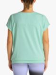 Venice Beach Sui Short Sleeve Gym Top, Galaxy Green