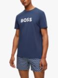 BOSS Swim Logo T-Shirt, Navy