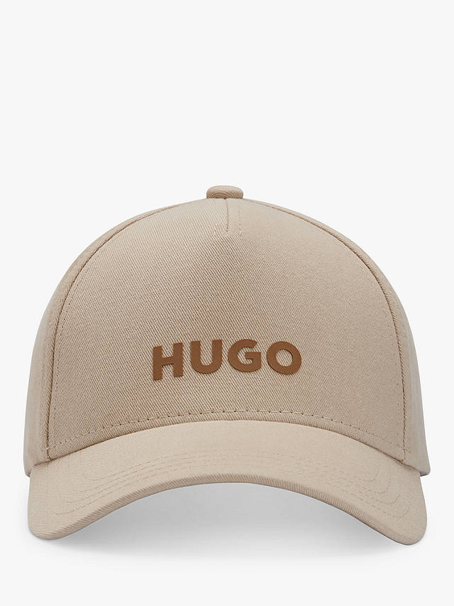 HUGO Logo Baseball Cap, Light Beige