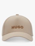 HUGO Logo Baseball Cap, Light Beige