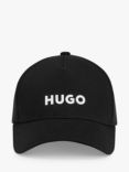 HUGO Logo Baseball Cap, Black