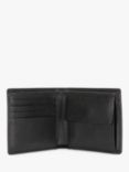 BOSS Gallery 4 Card Slots Tumbled Leather Wallet, Black