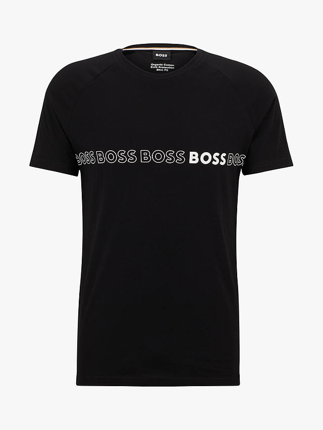 BOSS Swim Logo T-Shirt, Black