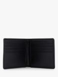 BOSS Gallery 8 Card Slots Tumbled Leather Wallet, Black