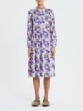 Lollys Laundry Anita Long Sleeved Floral Midi Dress, Multi