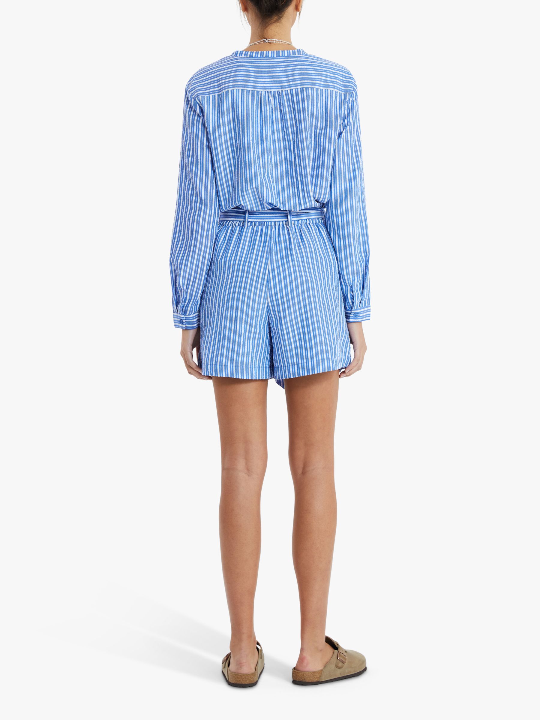 Buy Lollys Laundry Striped Blanca Shorts, Blue Online at johnlewis.com