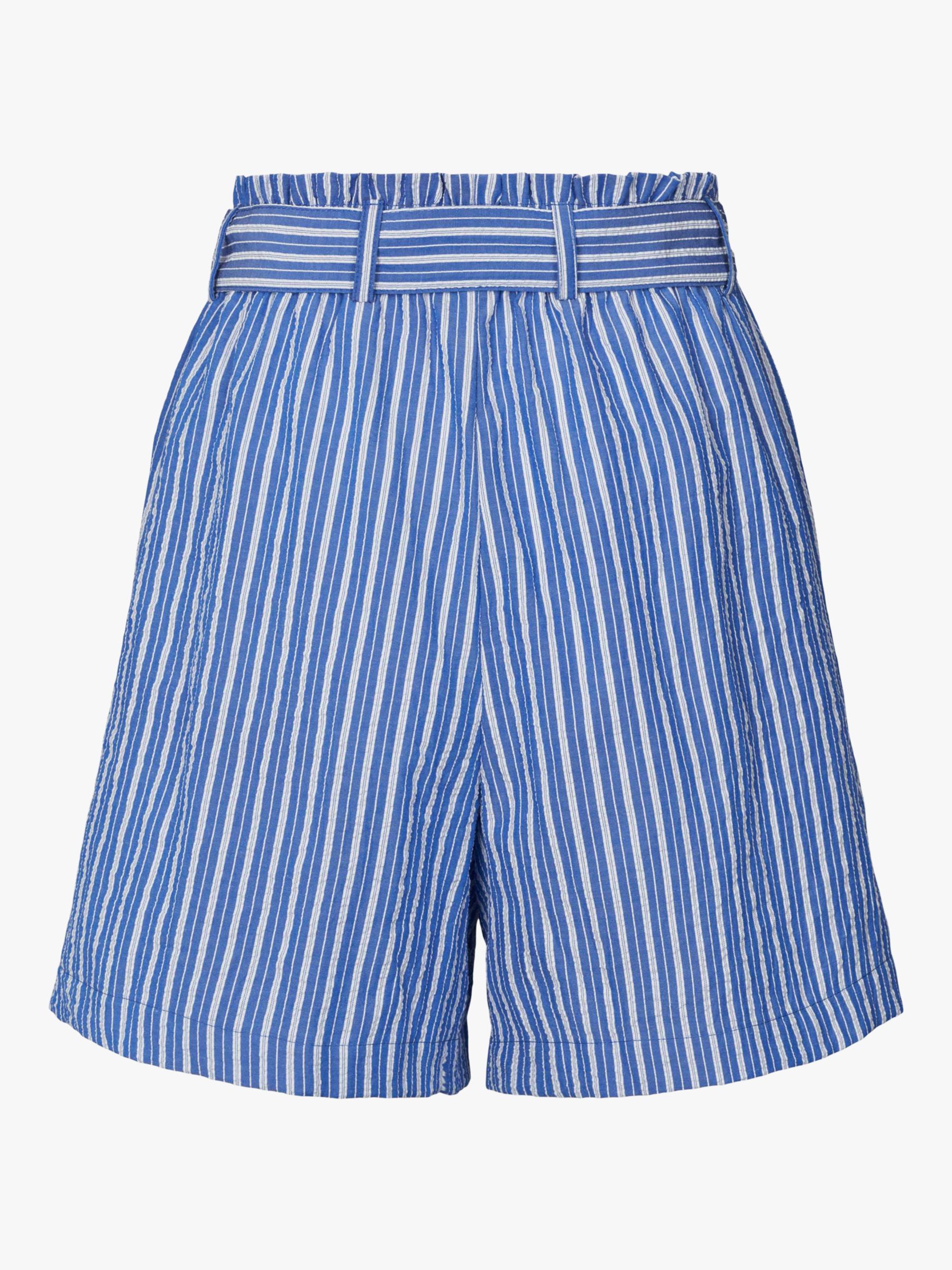 Lollys Laundry Striped Blanca Shorts, Blue, S