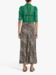 Lollys Laundry Mio Leopard Print Maxi Skirt, Brown/Multi