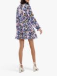 Lollys Laundry Parina Floral Print Mini Dress, Lilac/Multi