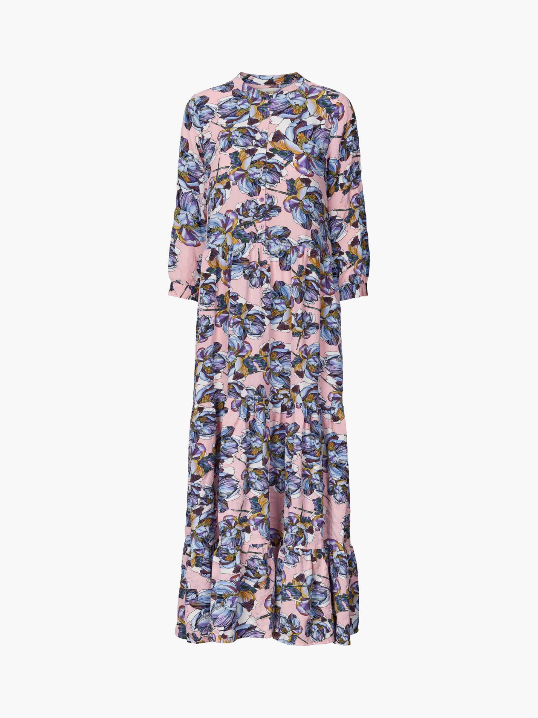 Lollys Laundry Nee Long Sleeve Floral Print Maxi Dress, Multi, XS