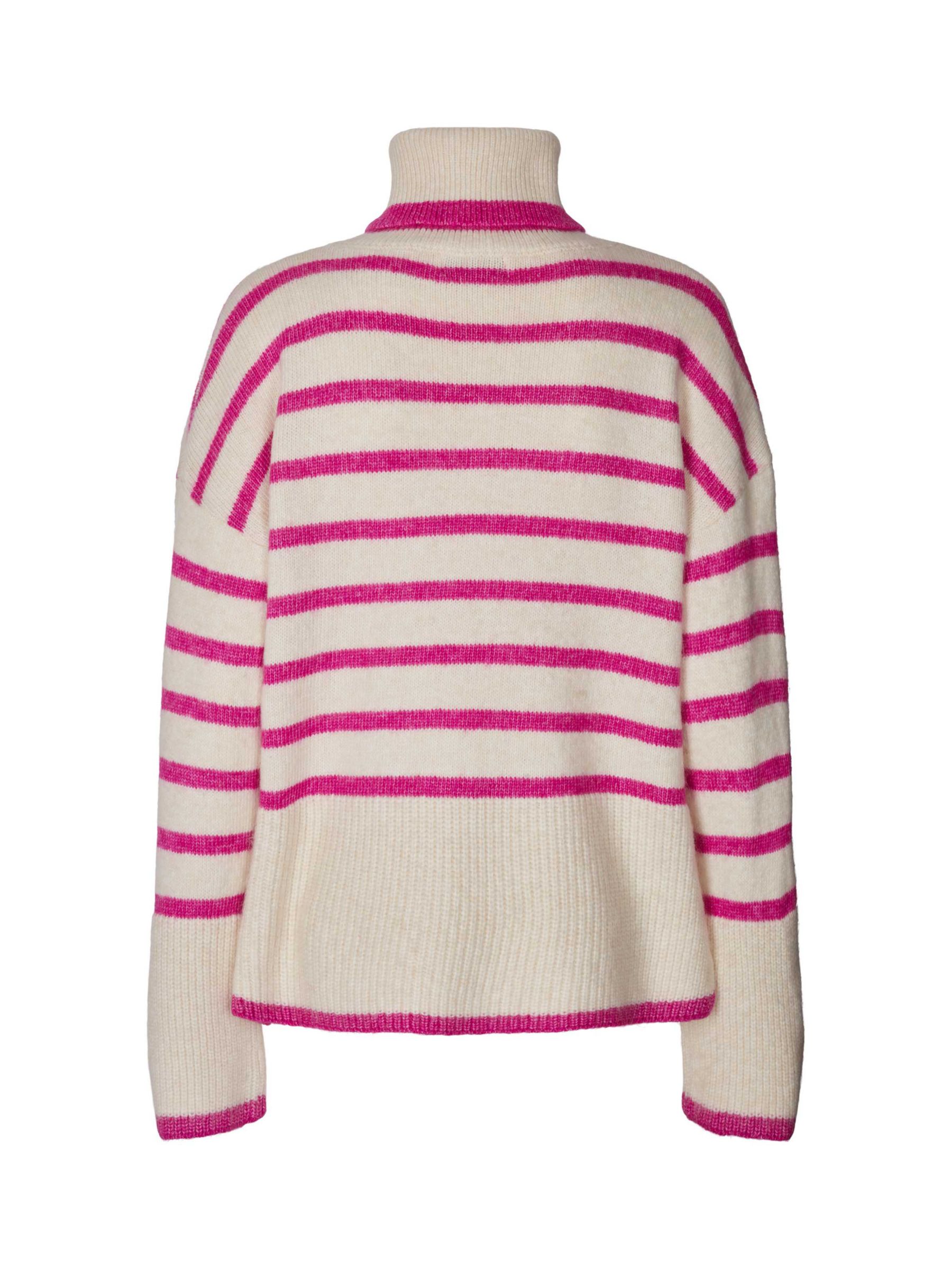Striped Turtle Neck Pullover With Band - LOUIS VUITTON