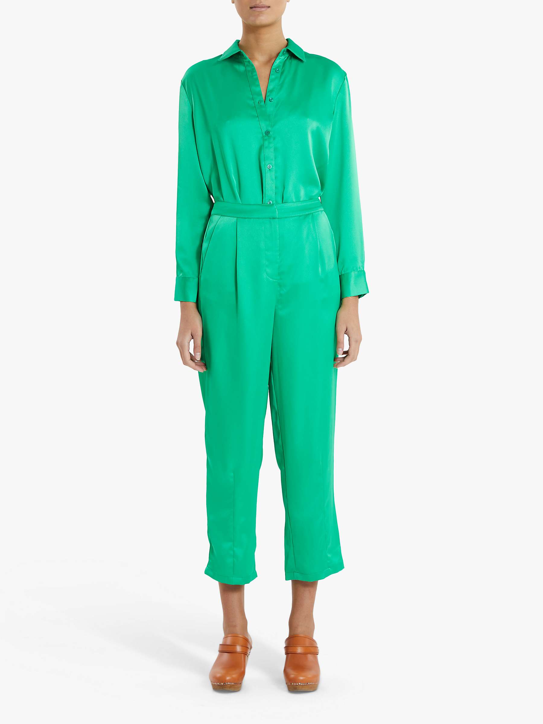 Buy Lollys Laundry Kayla Loose Fitted Shirt, Green Online at johnlewis.com