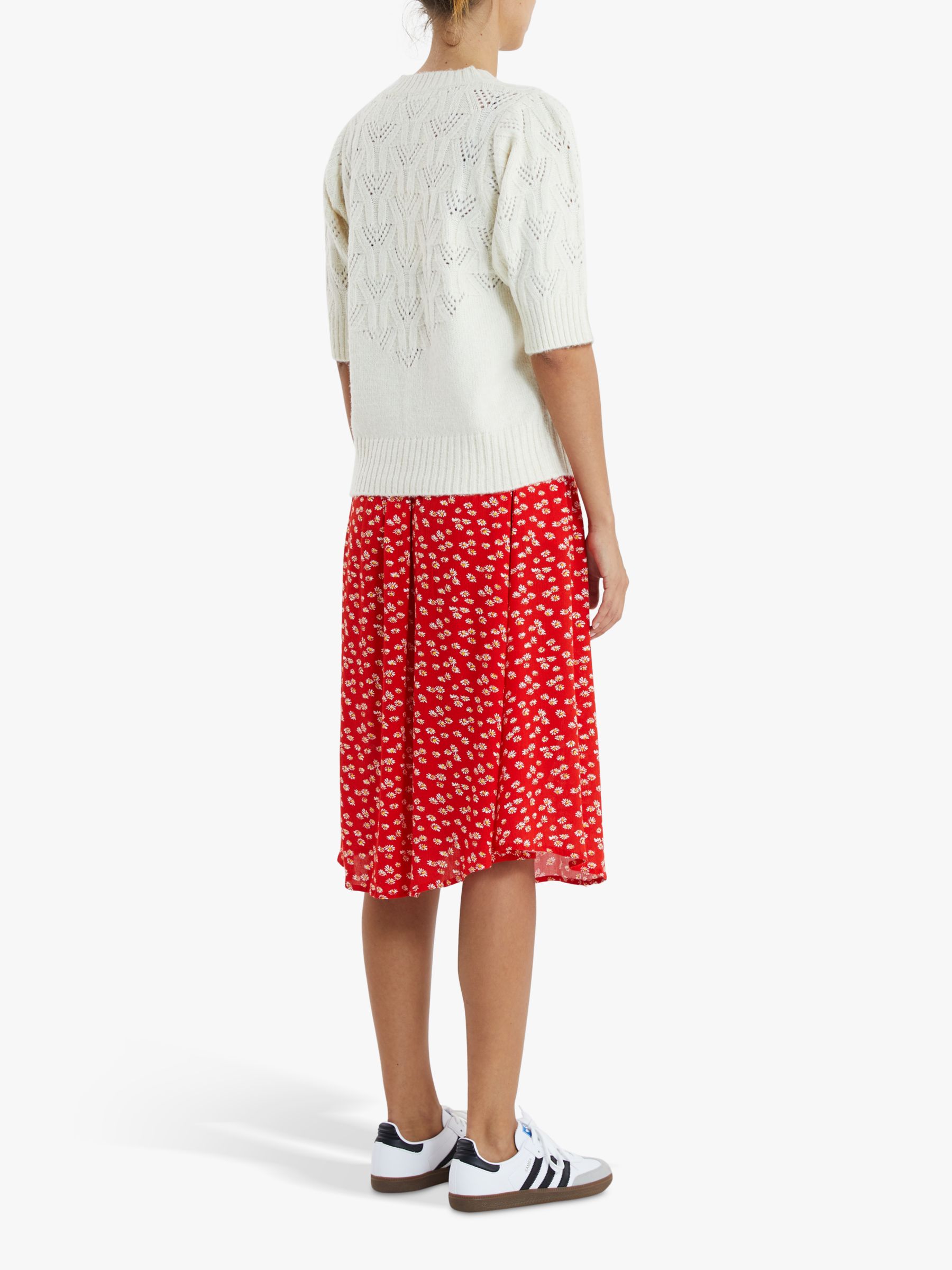 Lollys Laundry Ella Midi Skirt, Flower Print, S