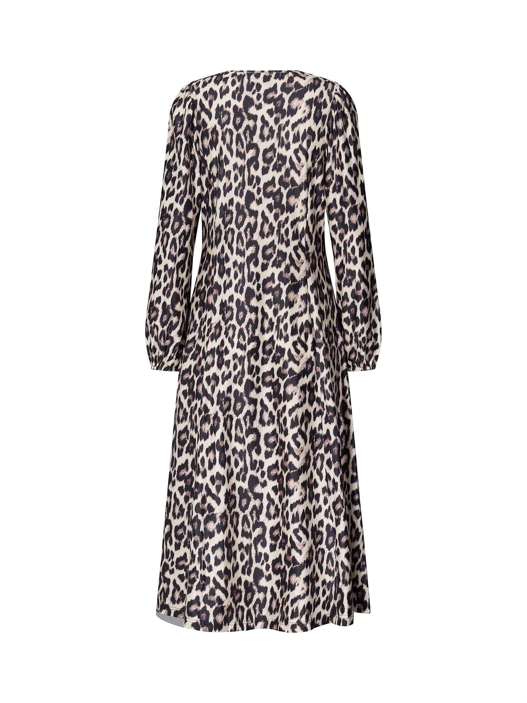 Buy Lollys Laundry Lake Leopard Print Midi Dress, Brown/Multi Online at johnlewis.com