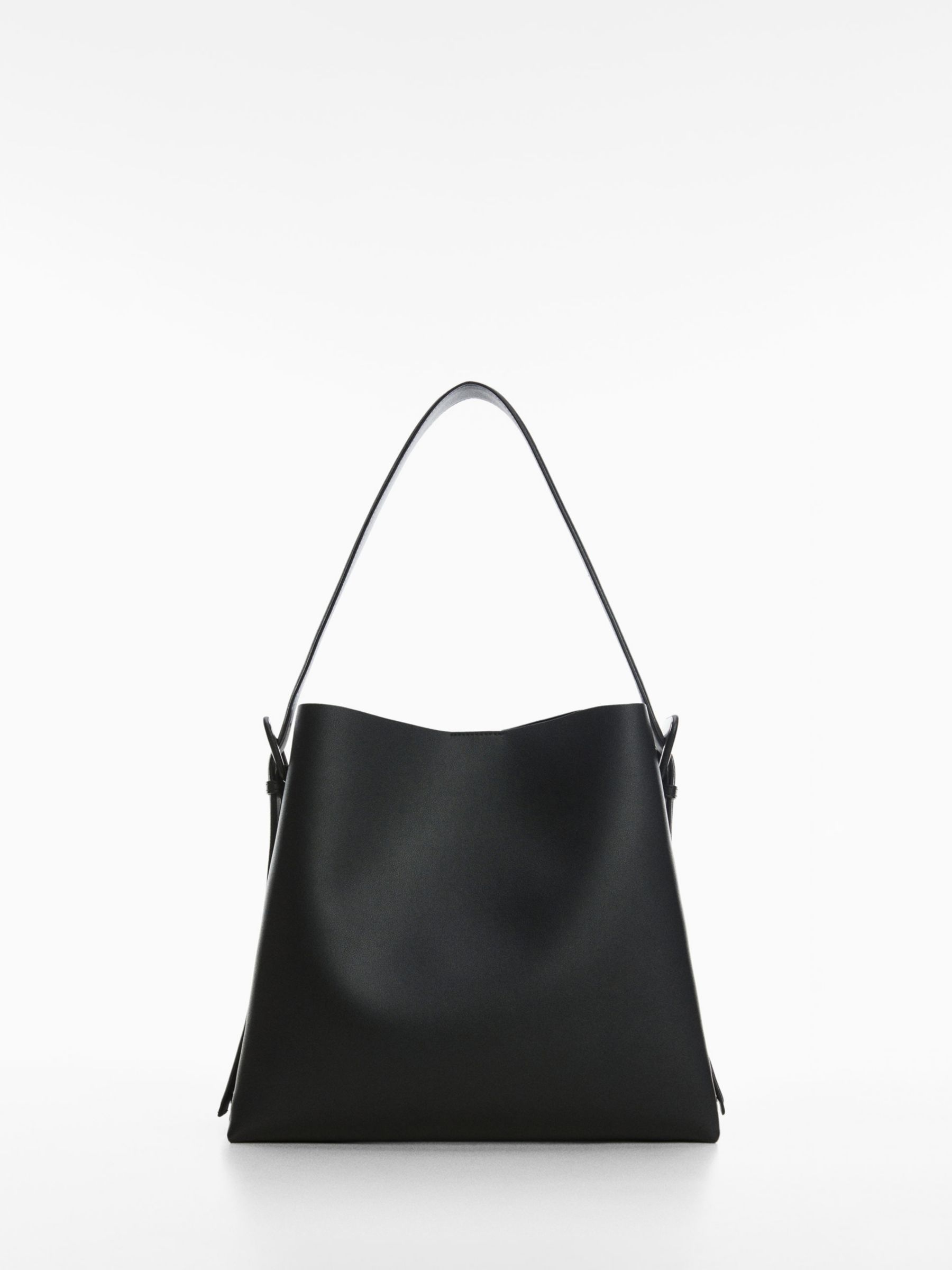 Mango Lucia Shoulder Bag, Black