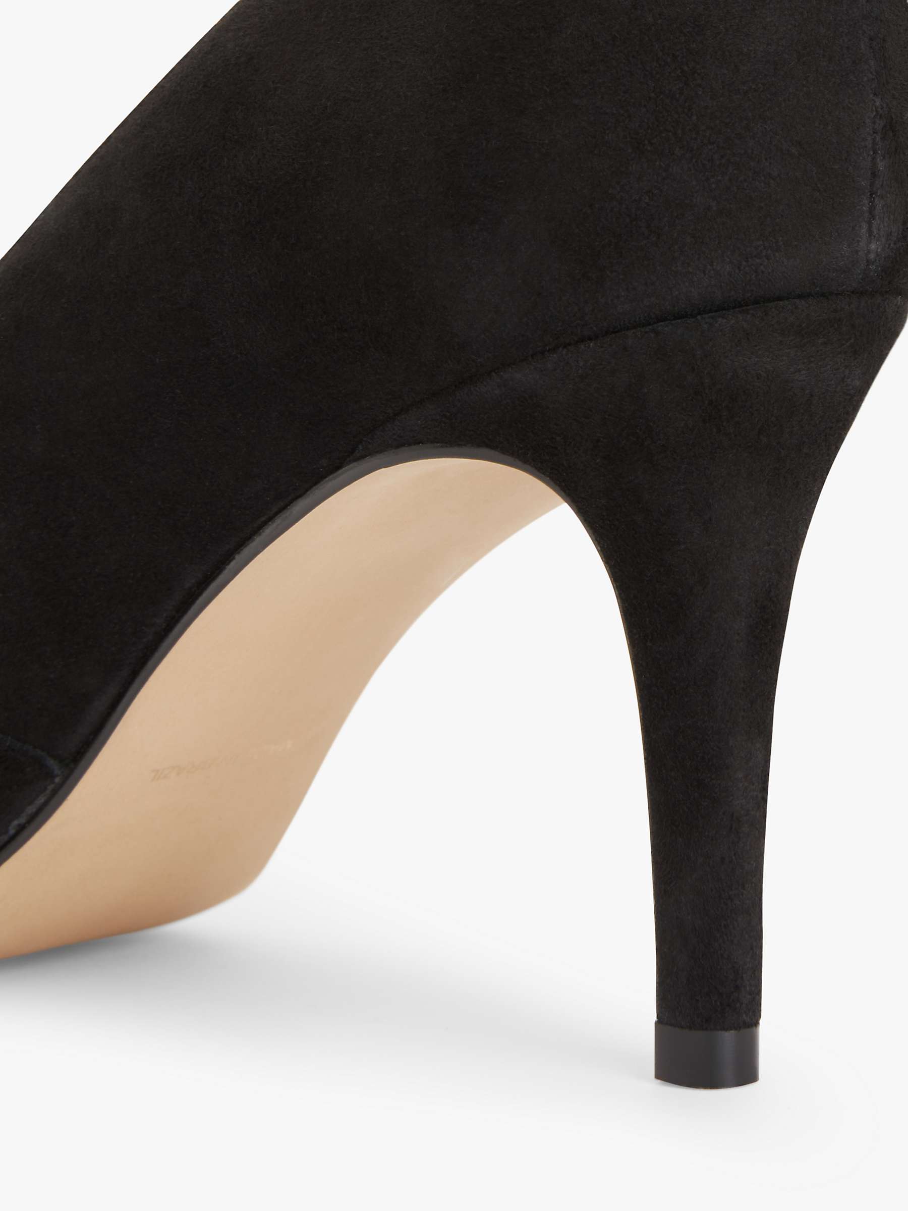 Buy John Lewis Blessing Suede Stiletto Heel Pointed Toe Court Shoes Online at johnlewis.com