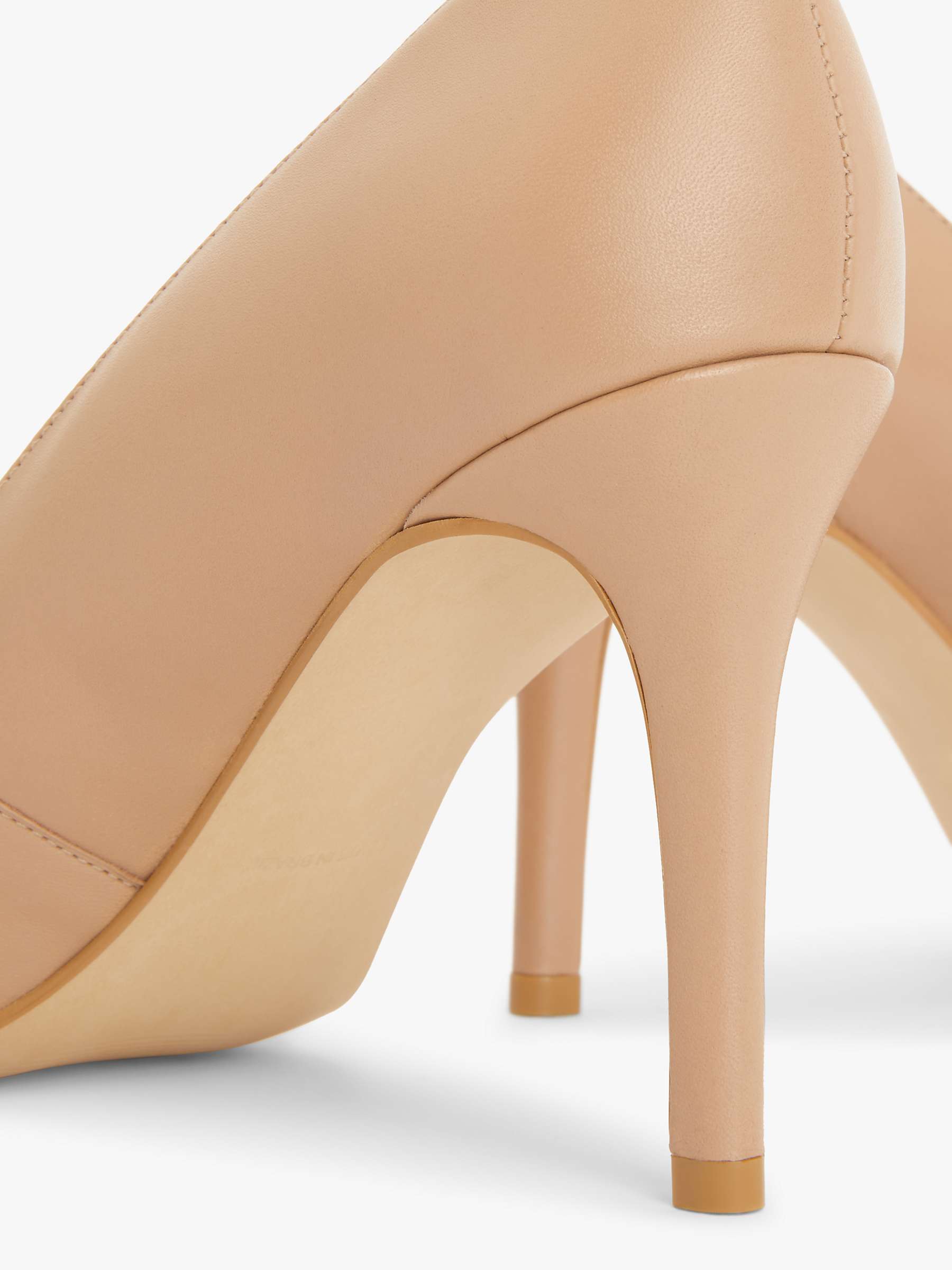 Buy John Lewis Blaize Leather Stiletto Heel Pointed Toe Court Shoes Online at johnlewis.com