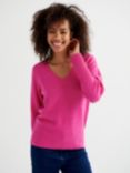 NRBY Mari Cashmere Jumper, Heathered Cherry