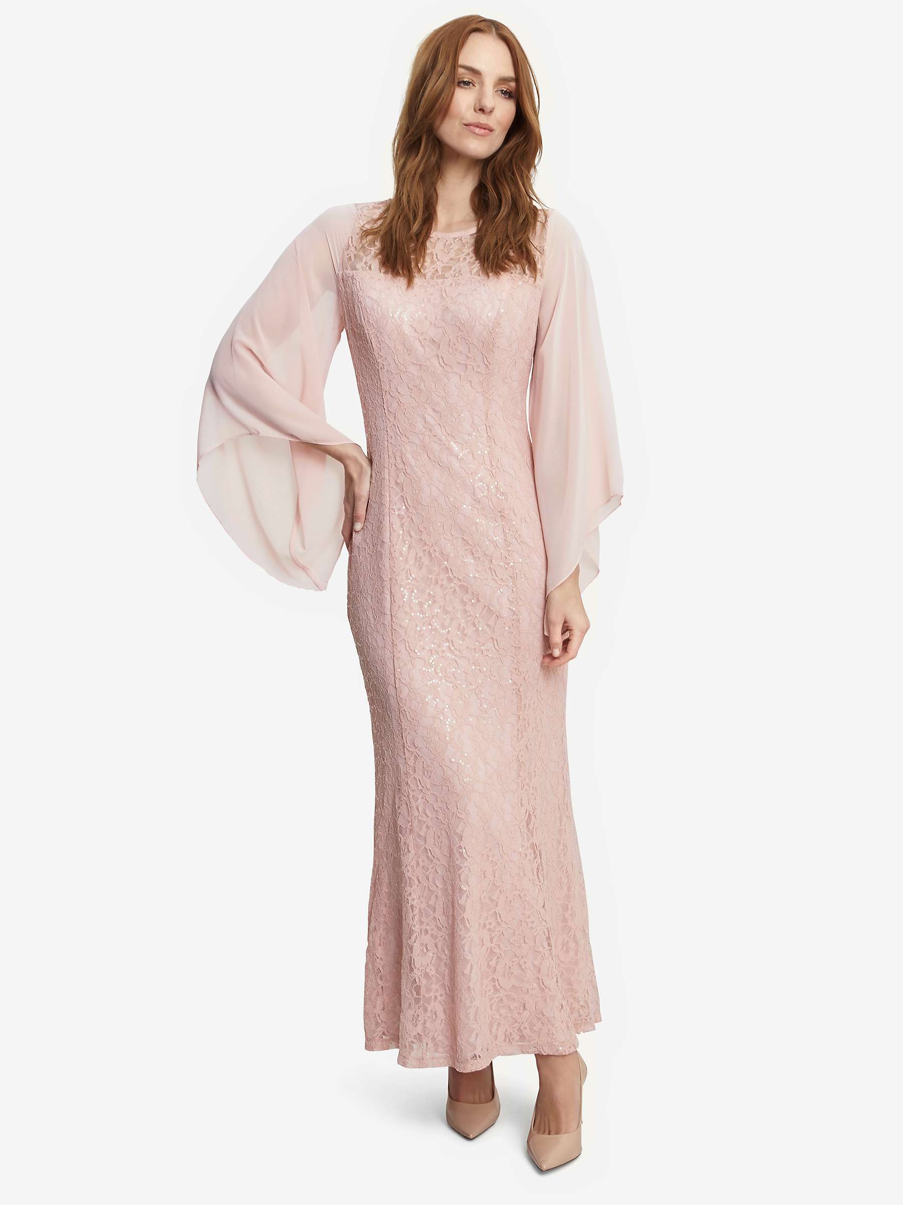 Buy Gina Bacconi Izetta Fit and Flare Maxi Dress Online at johnlewis.com
