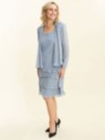 Gina Bacconi Camira Embellished Tiered Dress & Jacket