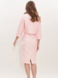 Gina Bacconi Sofya Jacquard Sheath Dress and Bolero Jacket, Pink, Pink