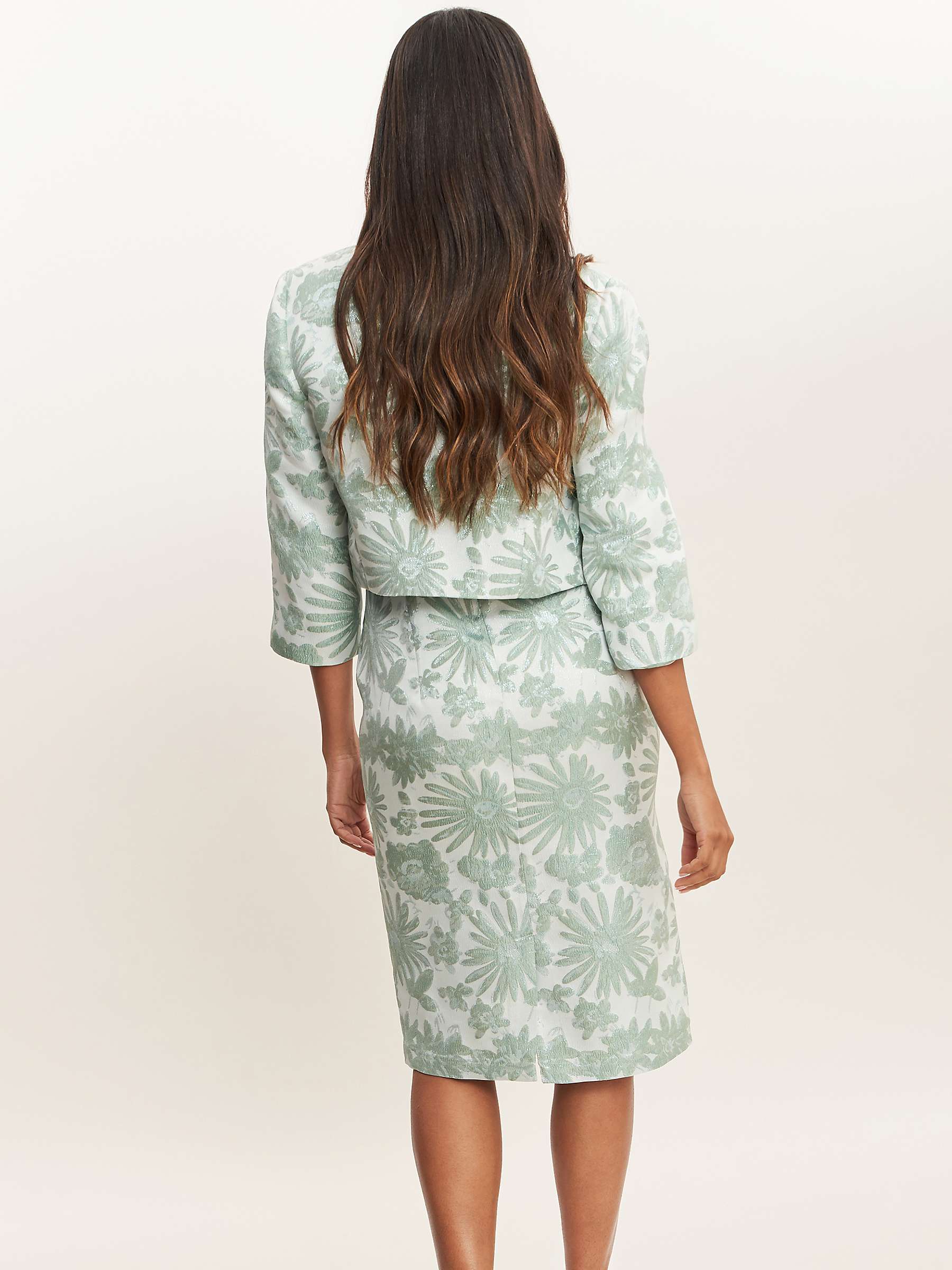 Buy Gina Bacconi Emeline Jacquard Tailored Dress Online at johnlewis.com