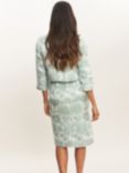 Gina Bacconi Emeline Jacquard Tailored Dress, Green