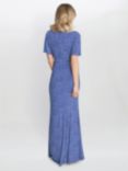 Gina Bacconi Kasia Jersey Maxi Dress, Blue, Blue