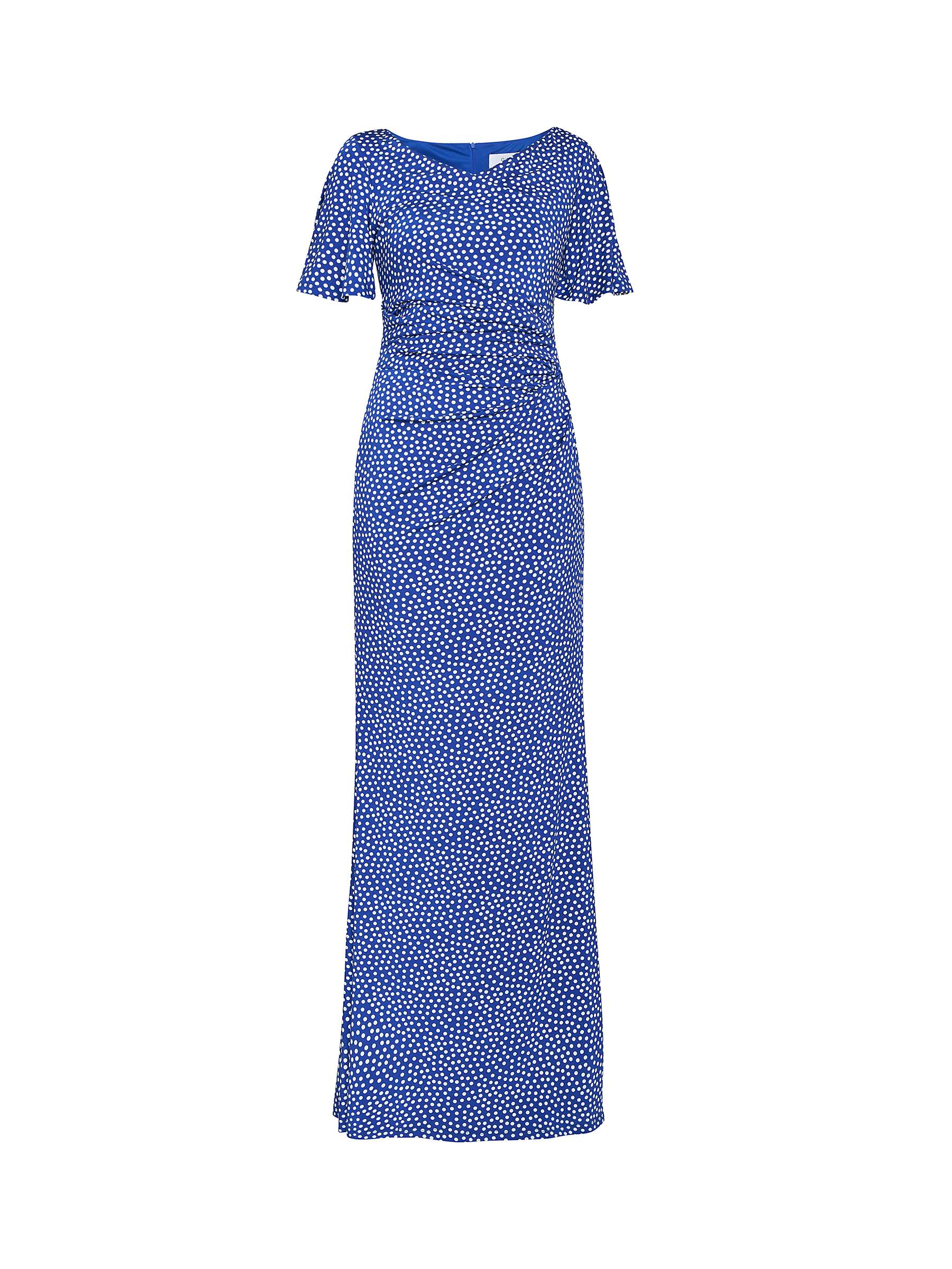 Buy Gina Bacconi Kasia Jersey Maxi Dress, Blue Online at johnlewis.com