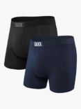 SAXX Ultra Relaxed Fit Trunks, Pack of 2, Black/Navy