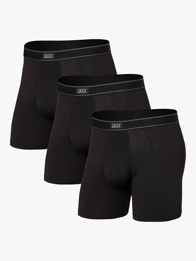 SAXX Daytripper Trunks, Pack of 3, Black at John Lewis & Partners