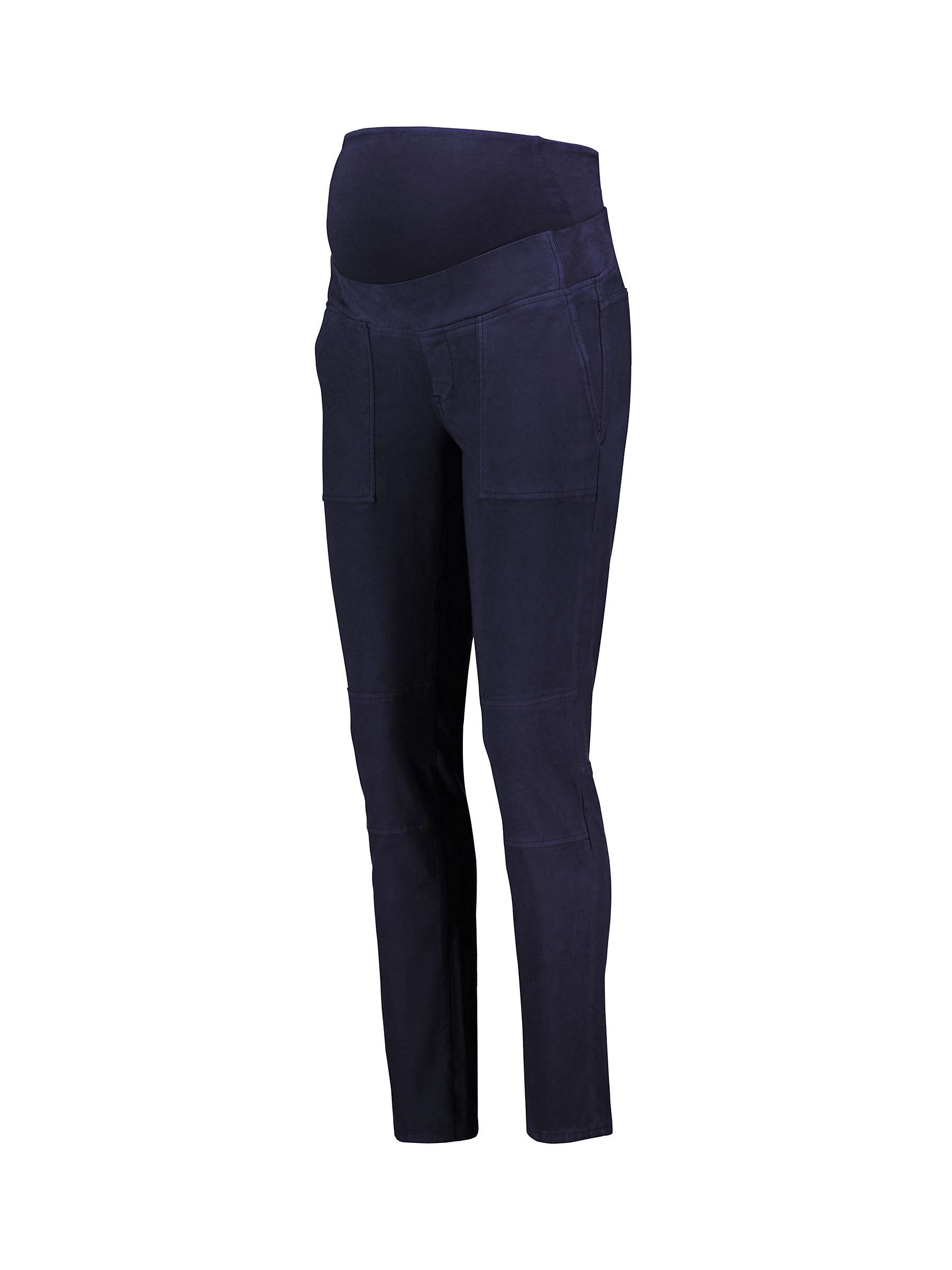 Buy Isabella Oliver Finlay Maternity Organic Cotton Trousers, Classic Navy Online at johnlewis.com