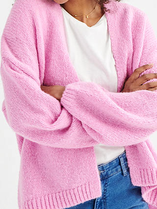 NRBY Misha Alpaca Wool Blend Cardigan, Pink