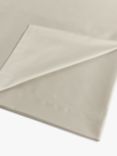 John Lewis Soft & Silky Specialist Temperature Balancing 400 Thread Count Cotton Flat Sheet, Latte