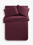 John Lewis Soft & Silky 400 Thread Count Egyptian Cotton Bedding, Mulberry