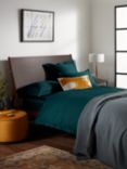 John Lewis Soft & Silky 400 Thread Count Egyptian Cotton Bedding, Teal