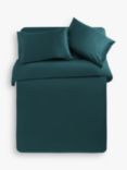 John Lewis Soft & Silky 400 Thread Count Egyptian Cotton Bedding, Teal