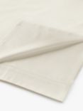 John Lewis Soft & Silky 400 Thread Count Egyptian Cotton Flat Sheet, Natural Cream