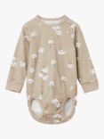 Polarn O. Pyret Baby GOTS Organic Cotton Bodysuit, Natural