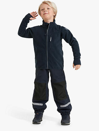 Polarn O. Pyret Kids' Fleece Jacket, Navy