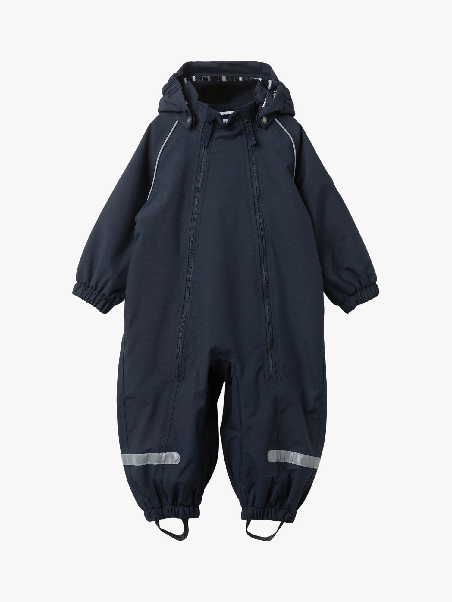 Buy Polarn O. Pyret Baby Shell Overall, Navy Online at johnlewis.com