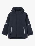 Polarn O. Pyret Kids' Wind & Waterproof Shell Coat, Blue