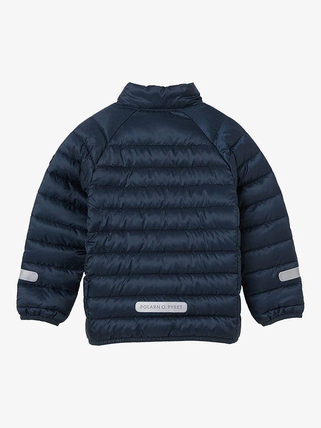 Polarn O. Pyret Baby Quilted Jacket, Navy