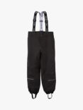 Polarn O. Pyret Kids' Flexi Waterproof Trousers, Black