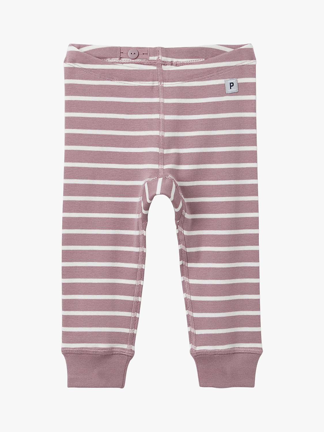 Buy Polarn O. Pyret Baby GOTS Organic Cotton Stripe Leggings Online at johnlewis.com
