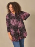 Live Unlimited Curve Three Quarter Sleeve Top, Pink