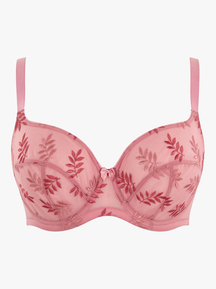 Blossom mesh w. pink & lemon padded balconette bra – The Pantry Underwear