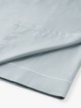 John Lewis Soft & Silky 400 Thread Count Egyptian Cotton Flat Sheet, Ice Blue