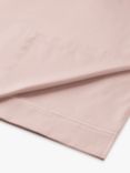 John Lewis Soft & Silky 400 Thread Count Egyptian Cotton Flat Sheet, Soft Rosa