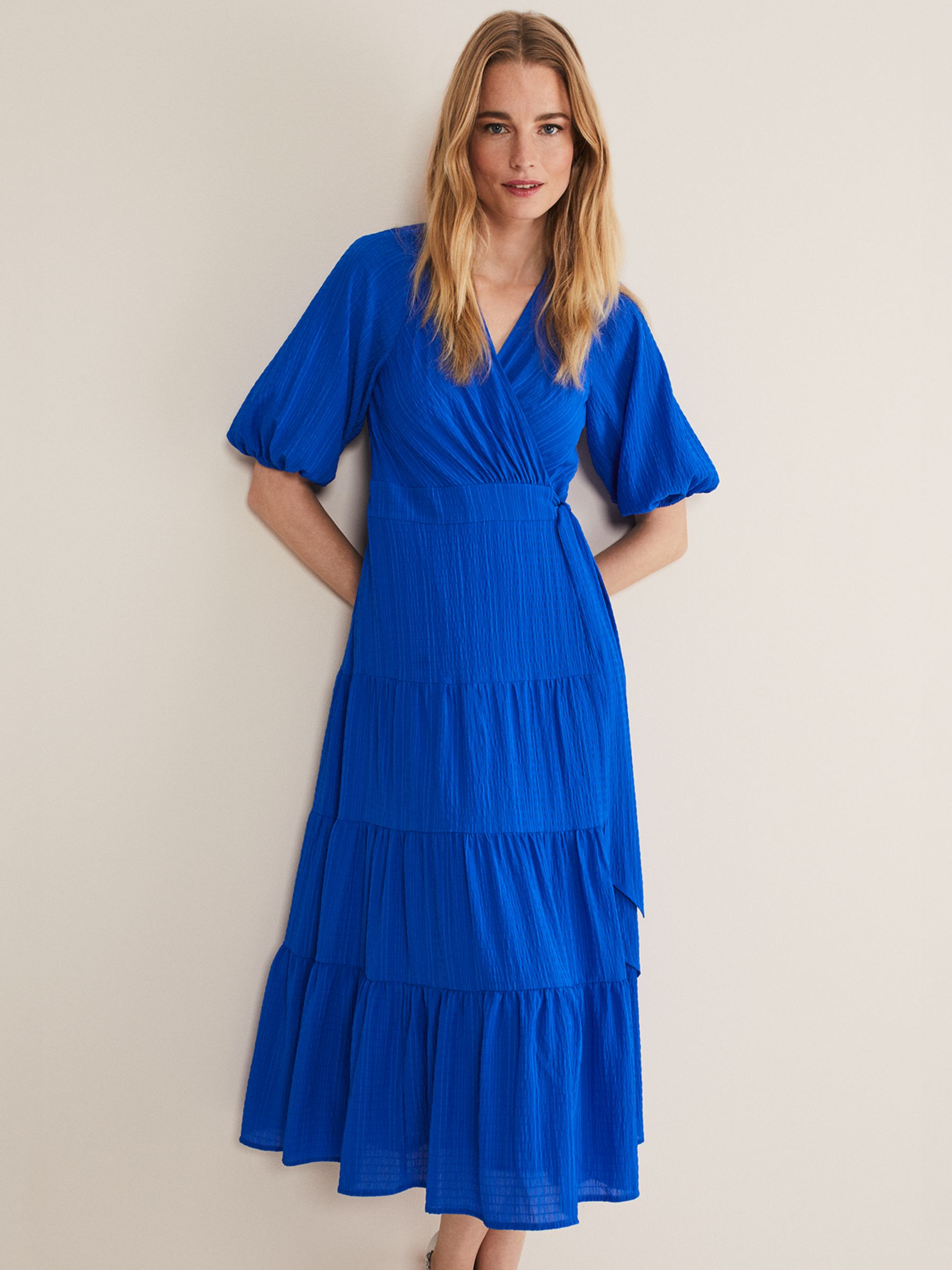Buy Phase Eight Morven Wrap Midi Dress Online at johnlewis.com